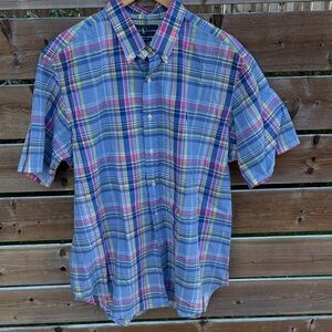 Polo Ralph Lauren Vibrant Plaid Shirt XL